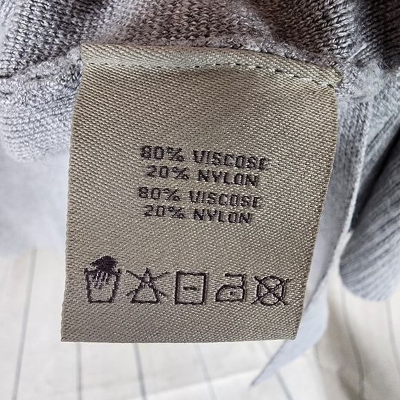 Charlie Paige Long Open Cardigan Pouch Pocket Light Gray No Size Measures Medium - Picture 12 of 13